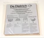 Fettfilter für Brandt Ofen 94X2874 5-teilig