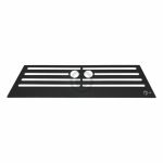 Blech Tropfblech, Tassenabsteller Gaggenau Aluminium schwarz eloxiert
