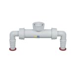 Doppel-Schlauchanschluss 1" Dallmer 140128 für Siphon