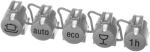 Tastensatz für Geschirrspüler Bosch 10005823 Edelstahl, 5 Tasten