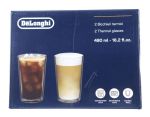 Thermogläser DeLonghi Kaffeemaschine 480ml Doppelwandig