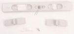 Bedienteilgehäuse für Dunstabzugshaube Hisense/Gorenje 195218 Bedienfeldabdeckung