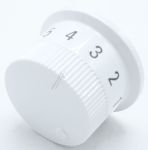 Drehknopf Kochfeld Bosch 00625582 Herdregler, weiß