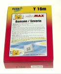 Y16m Staubsaugerbeutel für Micromax Filterclean FL0044K 4er-Pack + 2 Filter