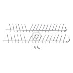 Einsatz silber, Klappstachelreihen Unterkorb K6, vorne 11006572