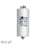 Kondensator 40,00µF 450V mit Steckfahnen RPN2-40uF-450V-BBAA-45x93 mm DL10000469