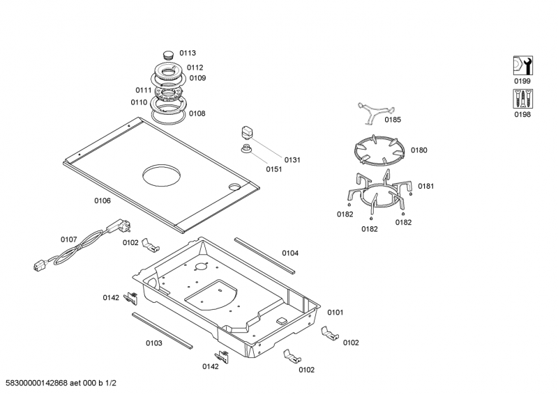 Ersatzteile_ENC.ER511505W_1W_SE30F_PROFI_LINE_ER511505W_2F01_Bild_1