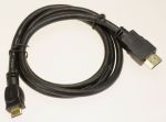 HDMI-Mini-Kabel für Com Geschirrspüler 1,0m Schwarz