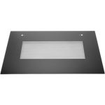 Frontglasscheibe für 45 cm Geräte, schwarz Bosch 20004554 für Mikrowelle +