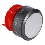 Drehknopf mystic black, mit metall Deckel 00636886