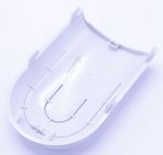 Abdeckung hinten für Kaffeemaschine DeLonghi 5313243871 weiß Kunststoff