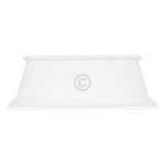 Glasplatte oben für Kühlteil Bauknecht C00899660 450x300mm mit Leisten in