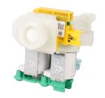 Doppel-Magnetventil für Waschmaschine Bitron 171261 180° Winkel