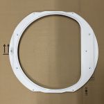 Glas CRCLE PLS-2 für Waschmaschine Smeg 762372861 Türscheibe