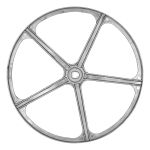 Riemenscheibe für Waschmaschine Midea 12338100000150 Waschmaschinen-Zubehör