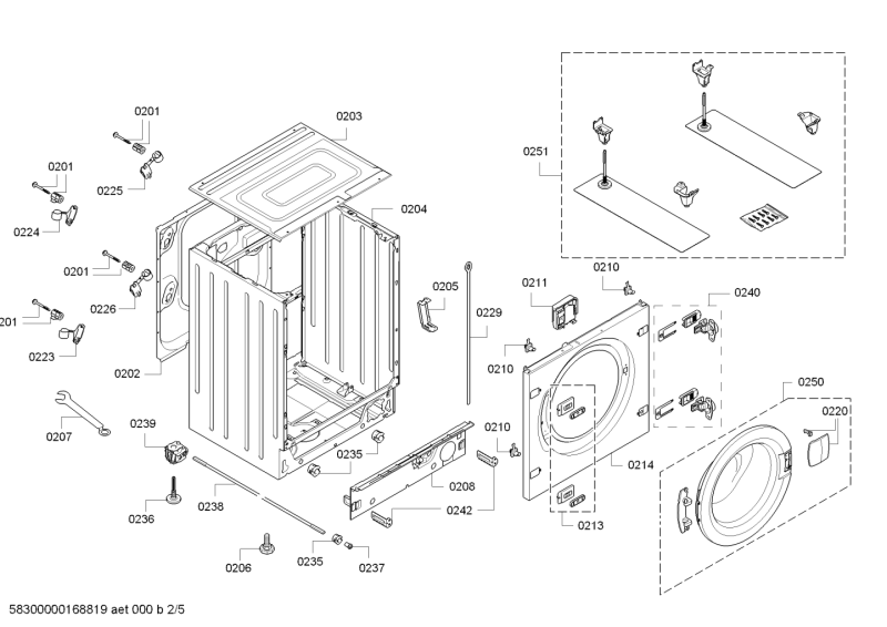 Ersatzteile_iQ700_7kg_silence_WI14S421FF_2F58_Bild_1