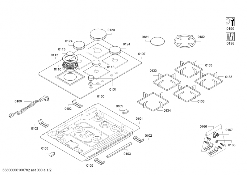 Ersatzteile_SE75F_4G_2BW__28BAND._29_PAF1.1_EC875SC21N_2F07_Bild_1