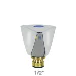 Knebel 1/2" mit Innenoberteil Kaltwasser blau
