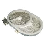 Strahlheizkörper 260x165mm 2400/1600W 230V oval, AT! VG! 10.57413.688 Bosch, Sie