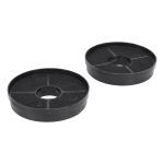 Kohlefilter passend für Candy 49040890 105mmØ für Dunstabzugshaube 2Stk 10108212