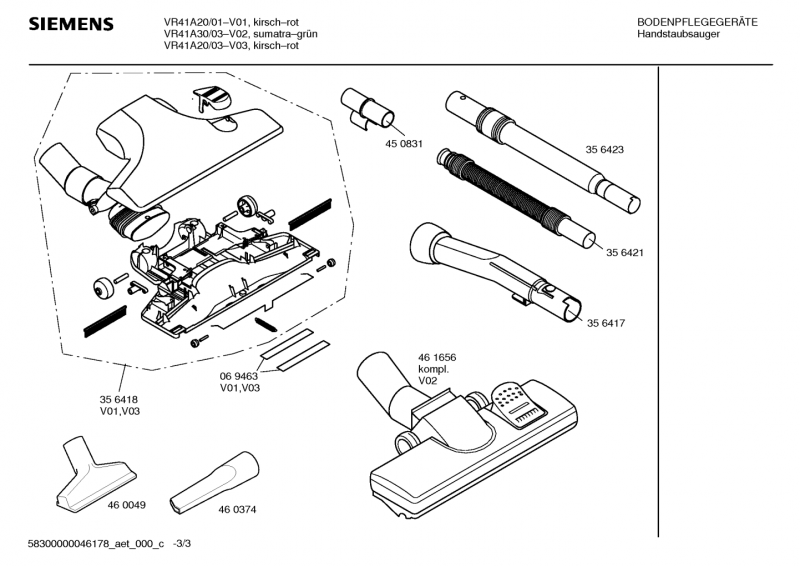 Ersatzteile_Converto_1300W_VR41A30_2F03_Bild_3