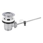 Ablaufgarnitur 1 1/4" mit Exzenter und Stopfen chrom BLUPARTS für Waschbecken