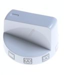 Knebel für Ofen AEG 140216934046 weiß 9+0 Funktionen