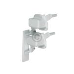 Tastenkappe weiß, 2-fach Bauknecht 481071425541 für Waschmaschine