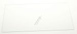 Glasplatte für Kühlschrank Beko/Grundig/Arçelik C00870966 401x215x3 mm