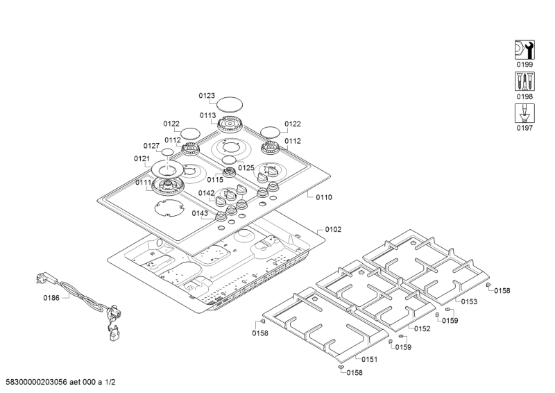 Ersatzteile_MS_75F_4G_2B1W_FLAG_5KW_SIEMENS_SV_EC7A5SB90Y_2F01_Bild_1