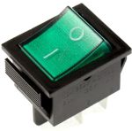 Netzschalter grün beleuchtet für Kühlschrank Com 365225022 16A/250V