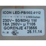 RELAISMODUL ICONLED PY Gorenje 473555