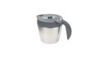 Thermokanne für Bosch Kaffeemaschine 00642300 Dunkelgrau-Edelstahl