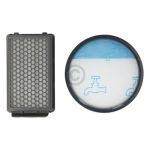 Filterset wie Rowenta ZR-005901 Abluftfilterkassette Lamellenfilter + Rundfilter für Bodenstaubsauger