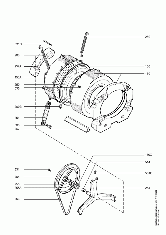 Ersatzteile AEG LAV72785 91400249800 Waschmaschine