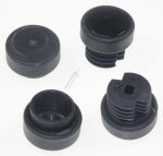 Dübel KIT WHEELS Ø=40 (with rubber and without wheelsstop)+ ADJUSTABLE FEETSUPPORT 00754853