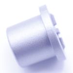 Mechanische Drucktaste Silber für Ofen Electrolux Aeg 140205899010 mechanisches Bedienelement