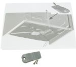 Abstandhalter-Set für Geschirrspüler Smeg 690074494 Montage, Schloss