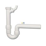 Siphon 1 1/2"x50mm weiß