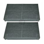 Kohlefilter 225x150mm Küppersbusch, 2 Stück 505427 Küppersbusch