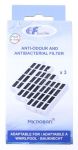 Mikrofilter für Kühlschrank Whirlpool Eurofilter WF209E 3er-Set