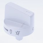 Knebel Gas weiß für Ofen Electrolux AEG 140198832044 Gasregelknopf