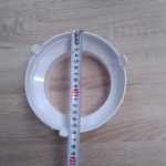 Wand-Abluftadapter Ø155mm für Dunstabzugshaube Midea 12120600004205 Abluftanschluss rund.