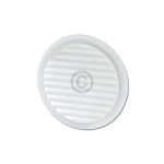 Lüftungsgitter 100erR weiß, mit Netz