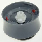 Mixersockel grau für Küchenmaschine DeLonghi KW680953 Acrylglas