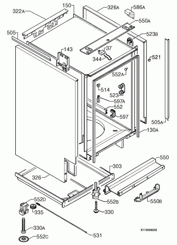 Ersatzteile_ESI430W_91174100801_Bild_1