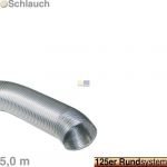 Abluftschlauch 125erR 5m, im Karton