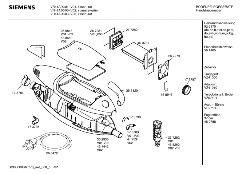 Ersatzteile_CONVERTO_B_VR41A20_2F03_Bild_1