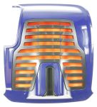 Filtergitter für Staubsauger AEG Electrolux 2198975092 Blauer Filterdeckel