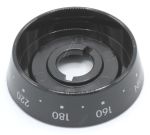 Thermostatknopf für Ofen Whirlpool/Indesit 488000285140 schwarz